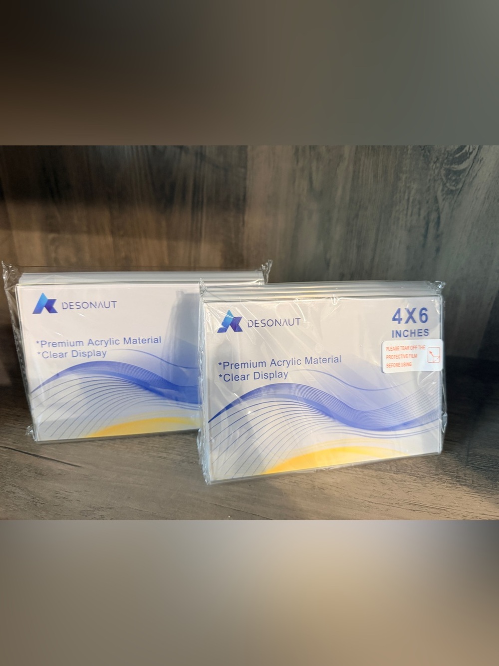Clear Acrylic Display Sign Holders set